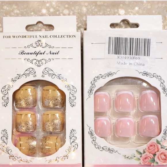 Other - Beautiful Nail Press on Toe Nail Collection Set